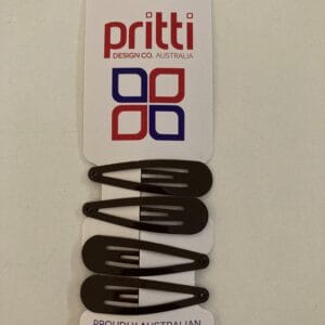 Hair Snap Clip Brown