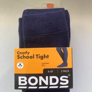 4-6 Bonds ELC Navy Tights 2 Pack