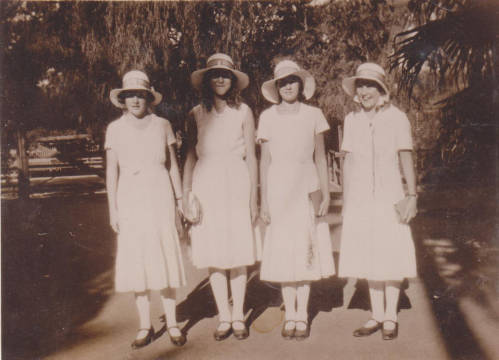 1934 Boarders attending Harvest Festival at St Lukes - St Hilda's Anglican School For Girls