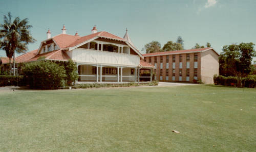 1982 Whitby House with Parnell House behind - St Hilda's Anglican School For Girls
